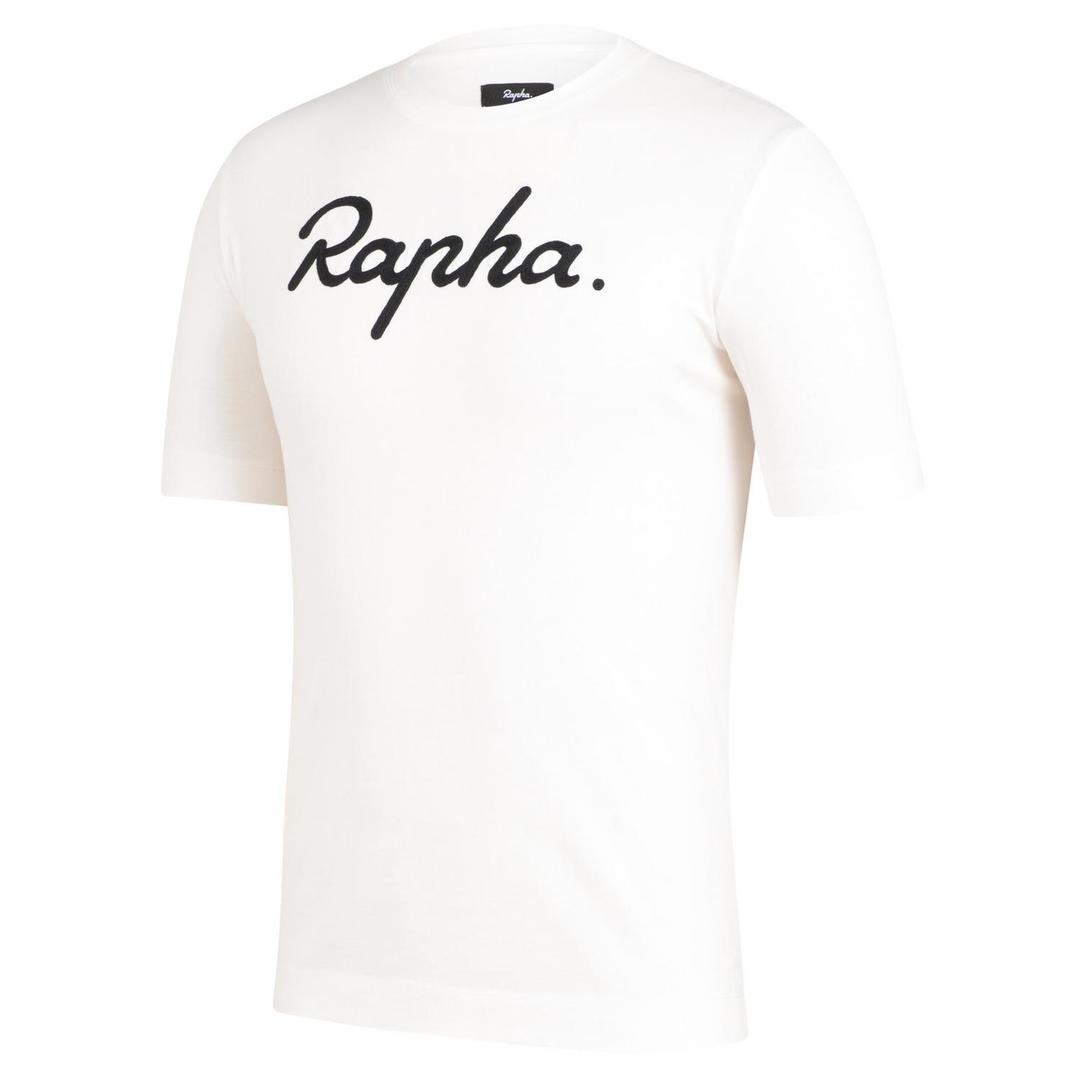 RAPHA Logo Tshirt AW23 - WHT White/Black
