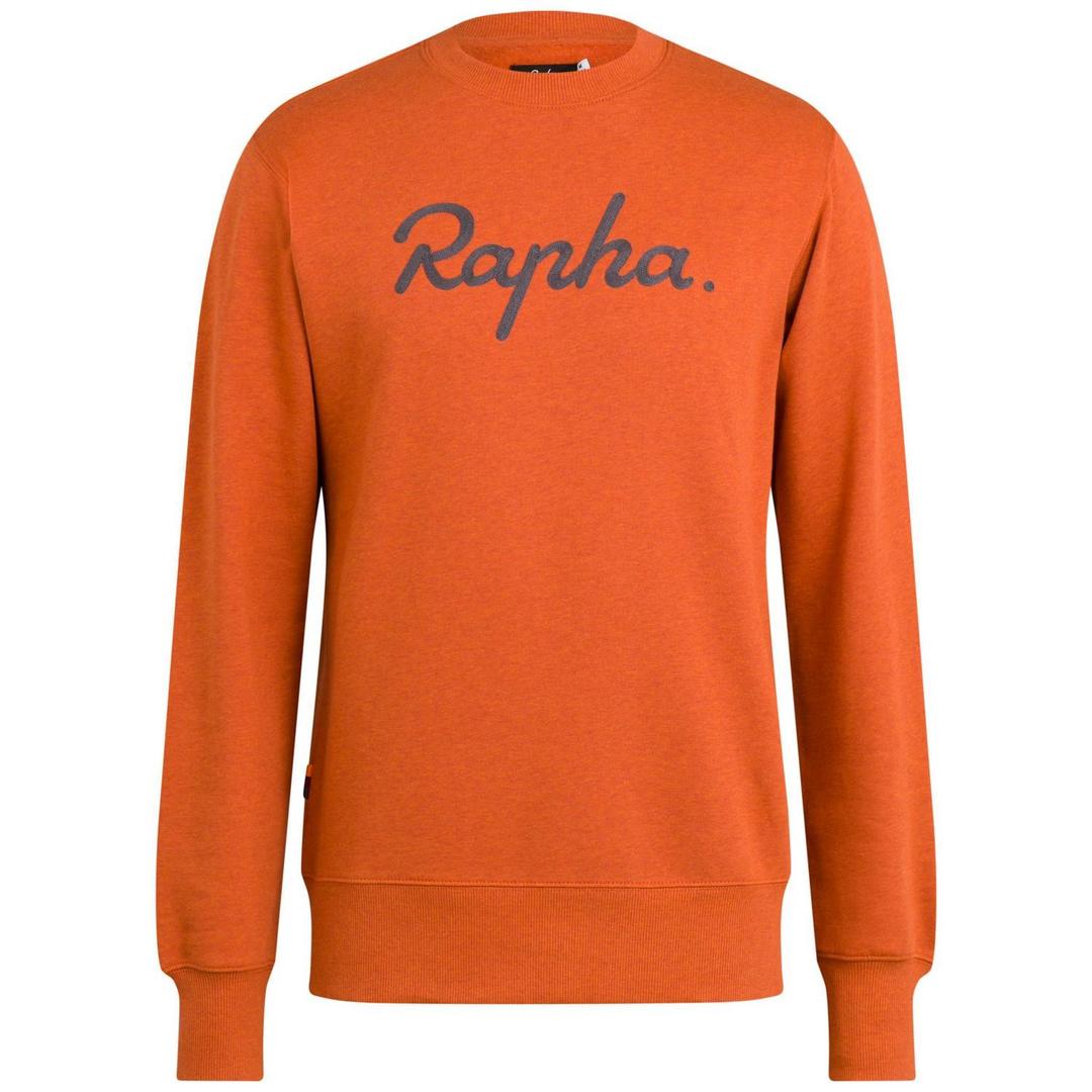 RAPHA Logo Sudadera -  Orange Marl