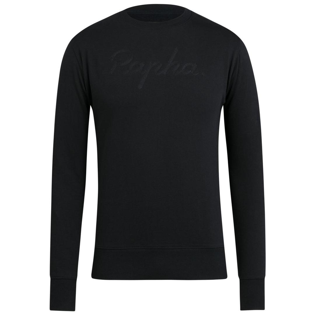 RAPHA Logo Sweatshirt -  Black/Black