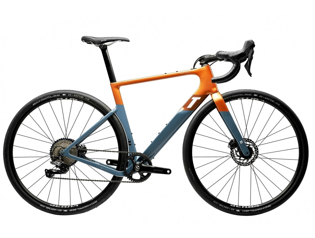 3T Exploro Race Complete Bike Gravel Shimano GRX 1X - Orange Blue