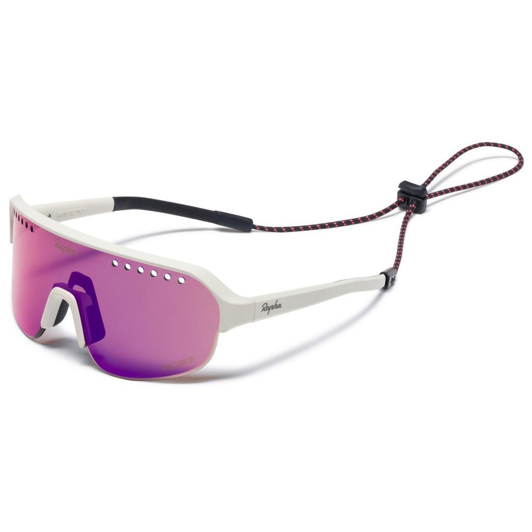 RAPHA Explore Glasses - WPB White/Pink Blue Lens