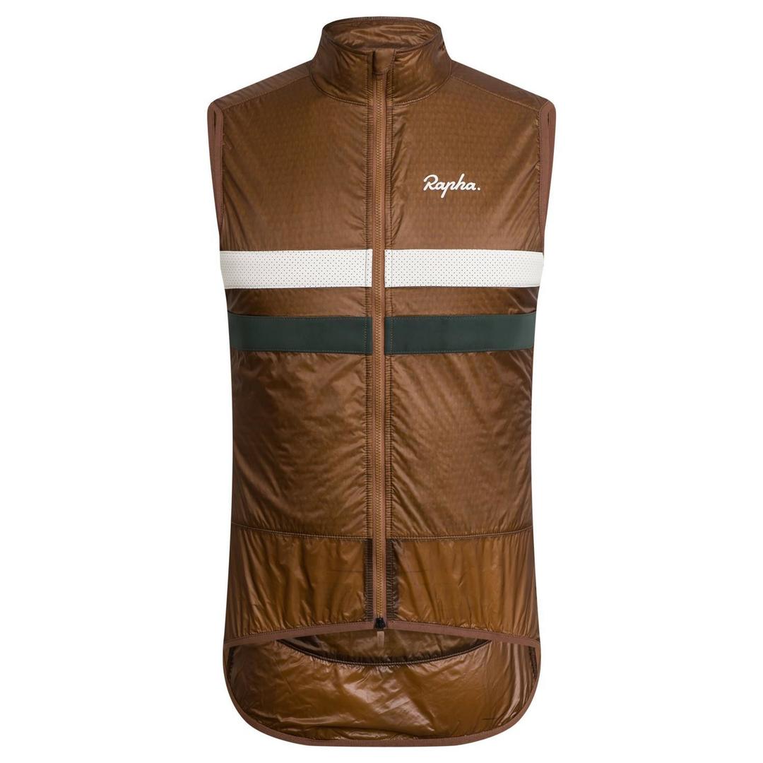 RAPHA Brevet Insulated Chaleco - Brown
