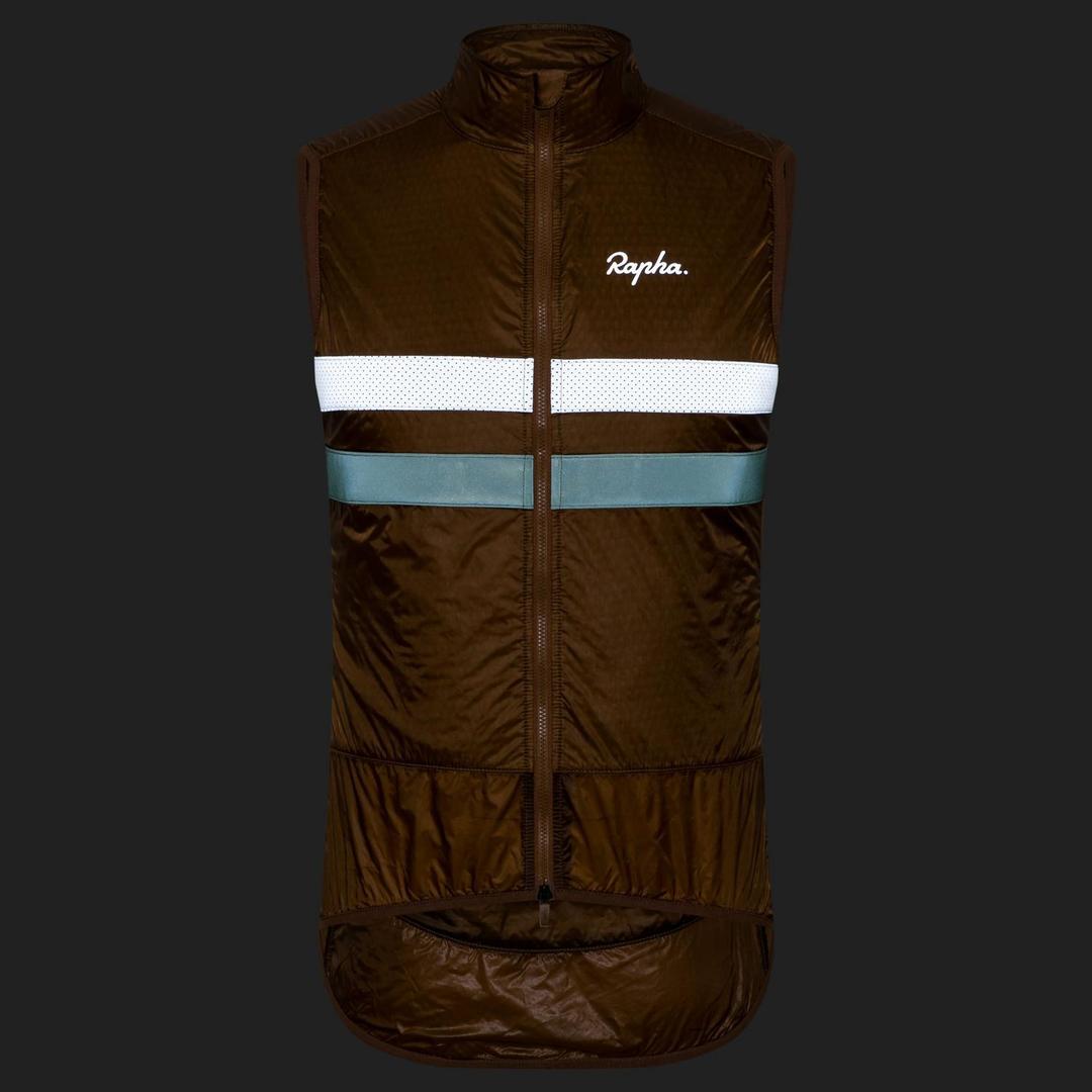 RAPHA Brevet Chaleco Insulated - Brown