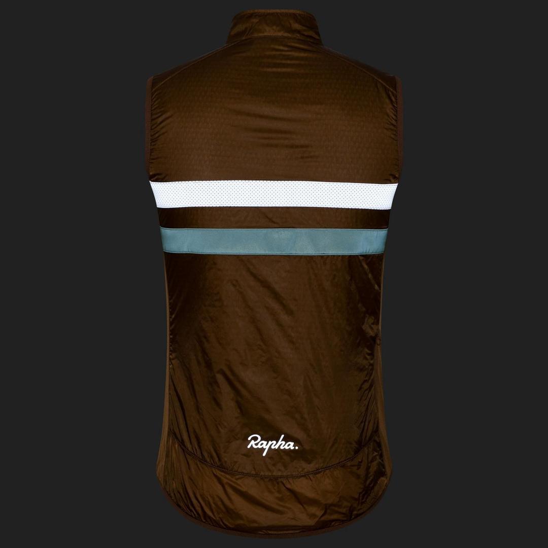 RAPHA Brevet Insulated Chaleco - Brown