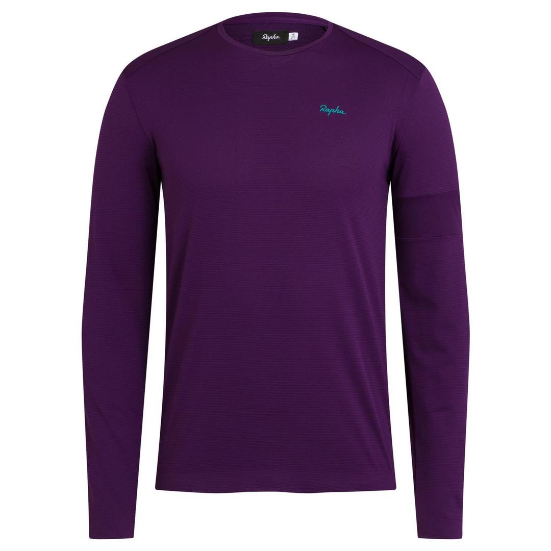 RAPHA Long Sleeve Technical Tshirt - Dark Purple