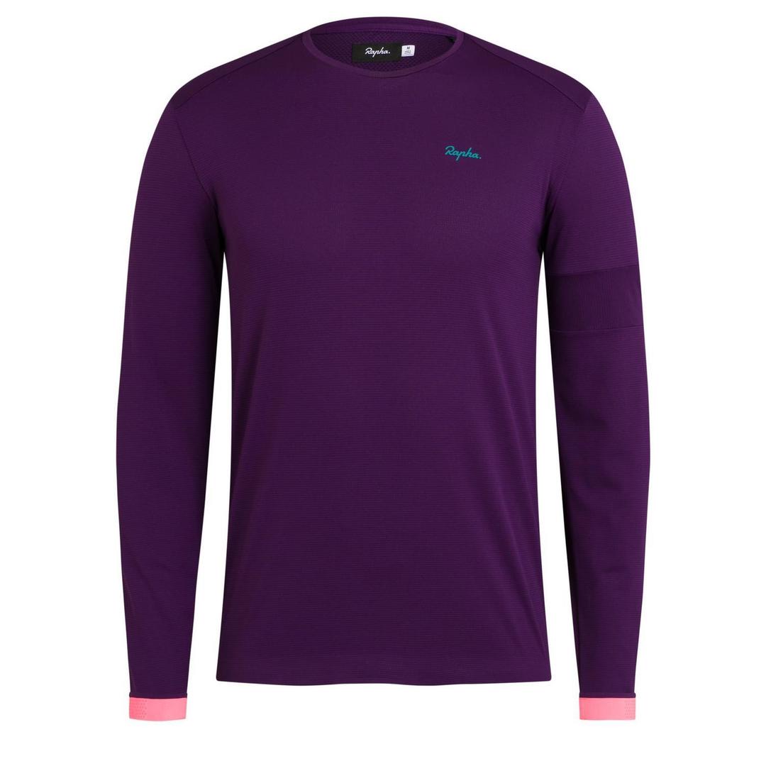 RAPHA Long Sleeve Technical Tshirt - Dark Purple