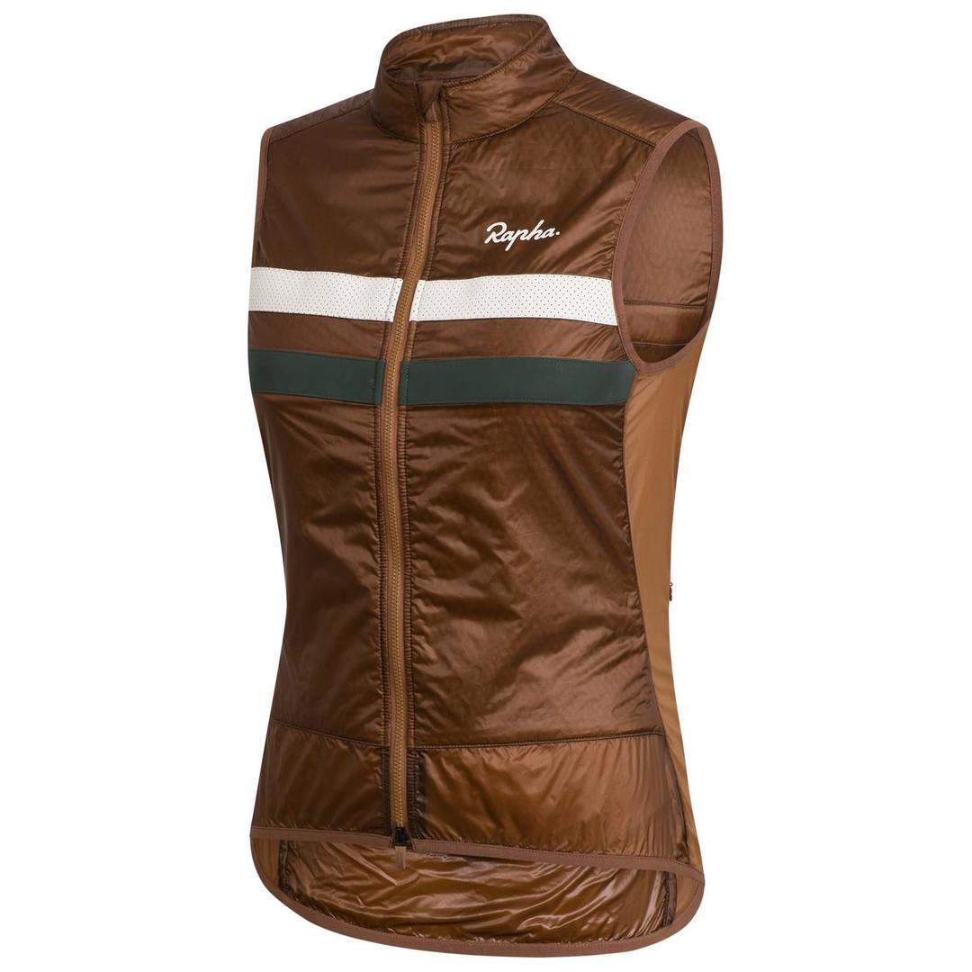 RAPHA Brevet Chica Chaleco Insulated - Brown