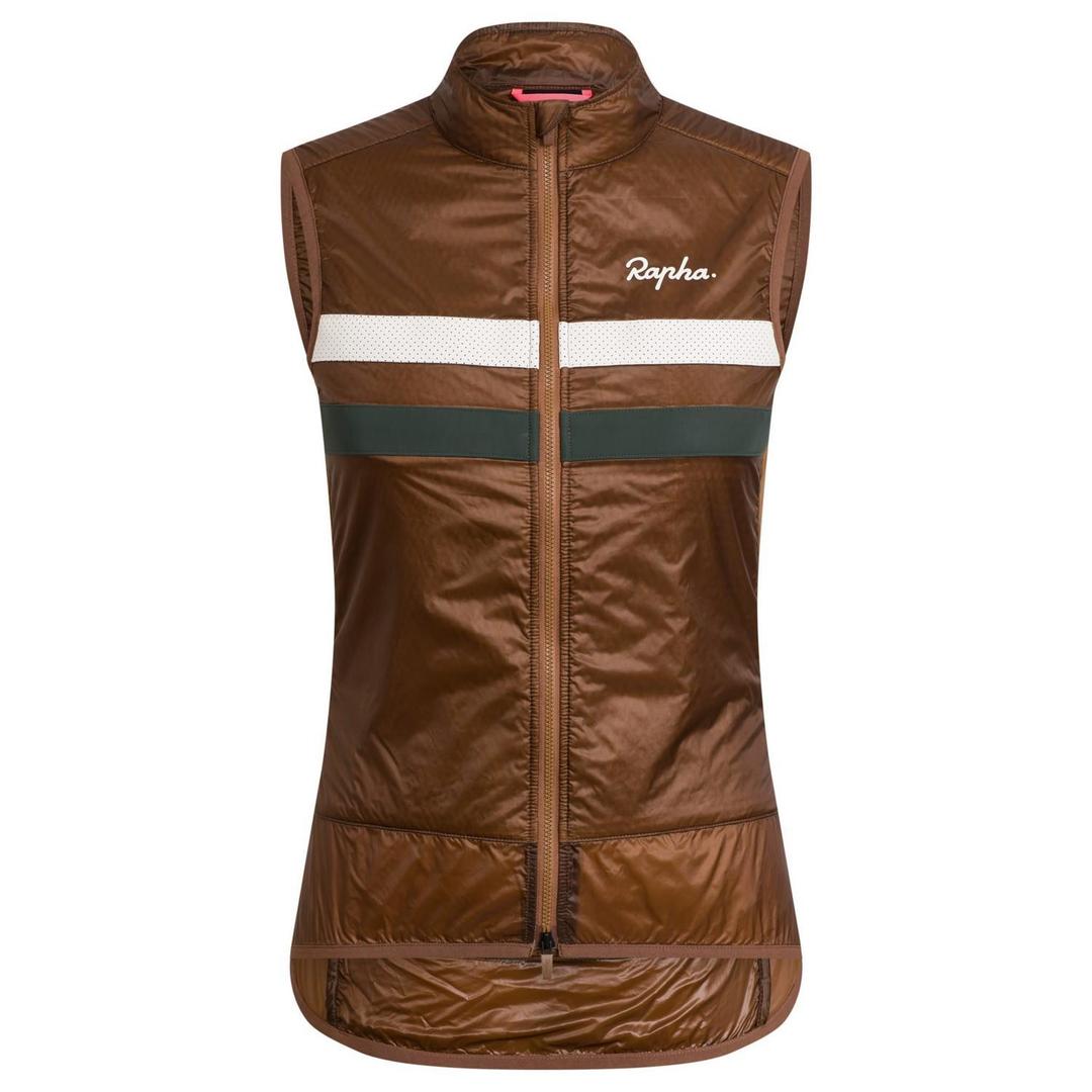 RAPHA Brevet Chica Chaleco Insulated - Brown