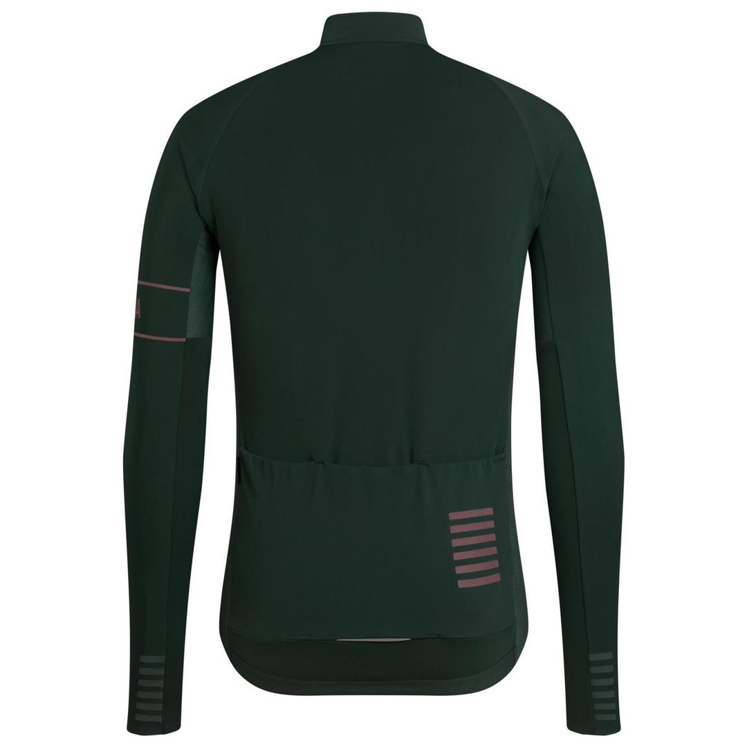 RAPHA Pro Team Thermal Long Sleeve Jersey - SCA Green/Brown