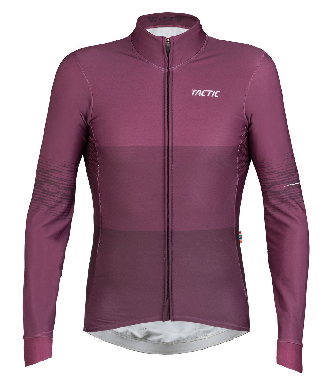 TACTIC Hard Day Maniga LLarga Maillot de Ciclisme - Berry archived