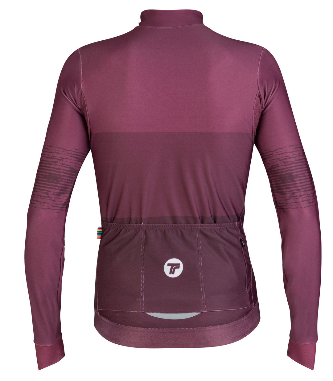 TACTIC Hard Day Maniga LLarga Maillot de Ciclisme - Berry archived