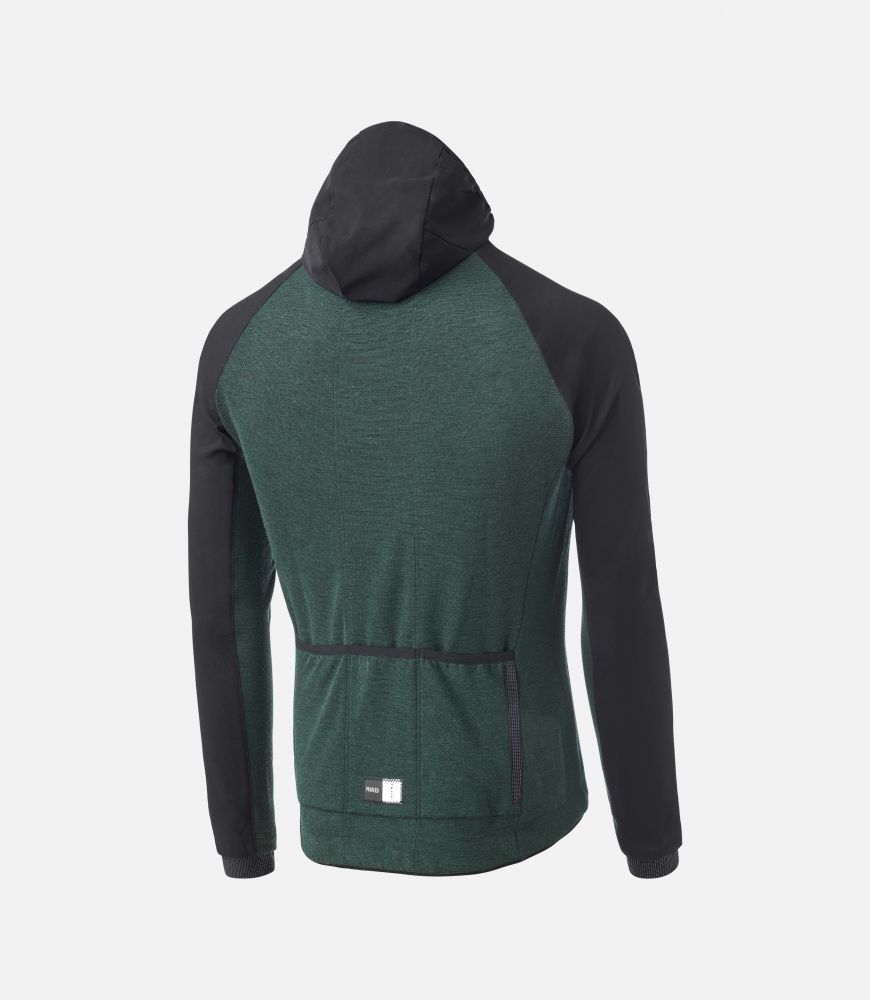 PEDALED Jary AllRoad Hooded Maillot de Ciclisme - Forest Green