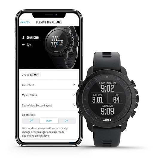 WAHOO Elemnt Rival Multisport GPS Watch - Black