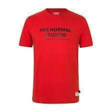 PAS NORMAL STUDIOS Logo Camiseta Manga Corta - Red