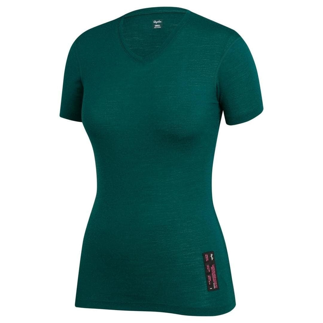 RAPHA Women Merino Base Layer short sleeve - Green