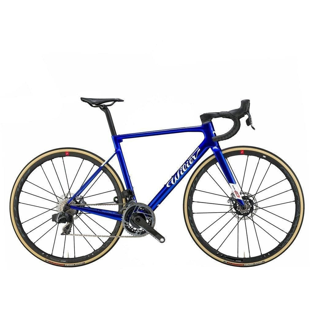 Wilier 0 SLR Force Axs Disc + SHIMANO RS170 Laufräder - Admiral Blue Glossy