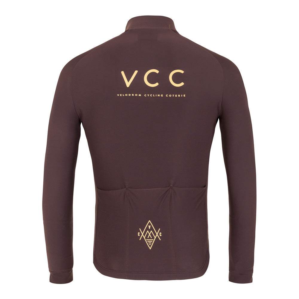 VELODROM VCC Thermal Long Sleeve Jersey - Garnacha