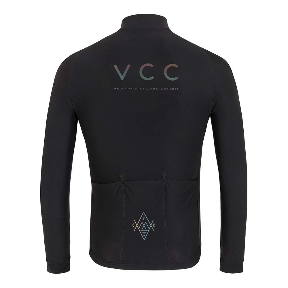 VELODROM VCC Thermal Long Sleeve Jersey - Reflective Black