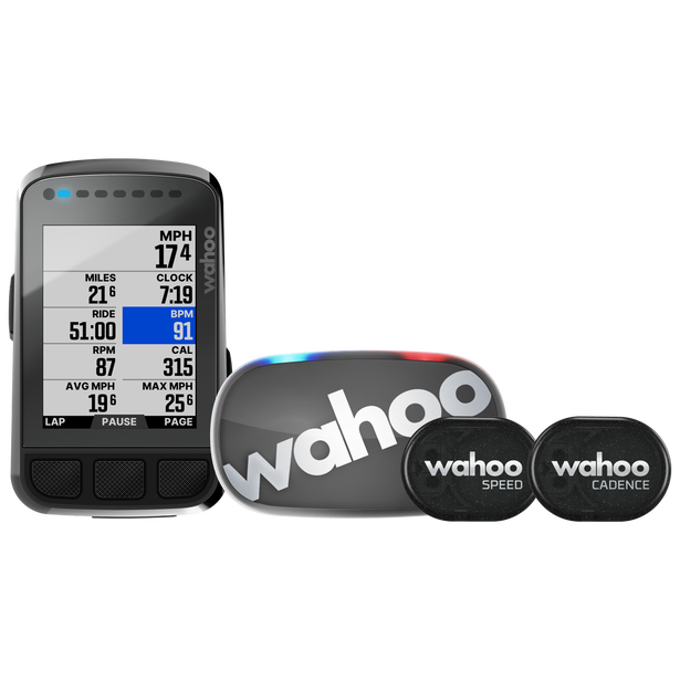 WAHOO Elemnt Bolt Gps V2 2021 Paquete de Computadora para Bicicleta - Negro