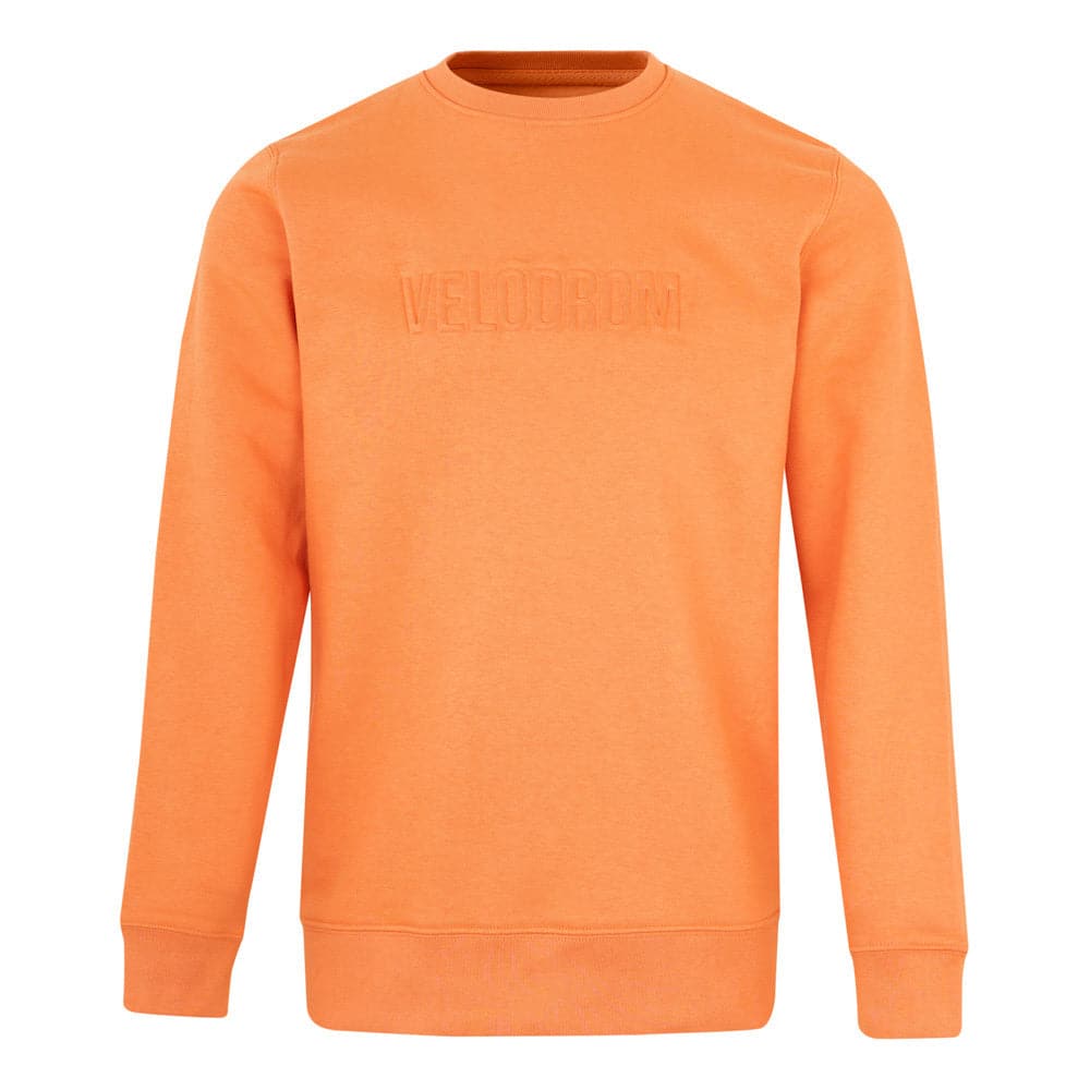 VELODROM Sweatshirt Emboss - Orange Brûlé