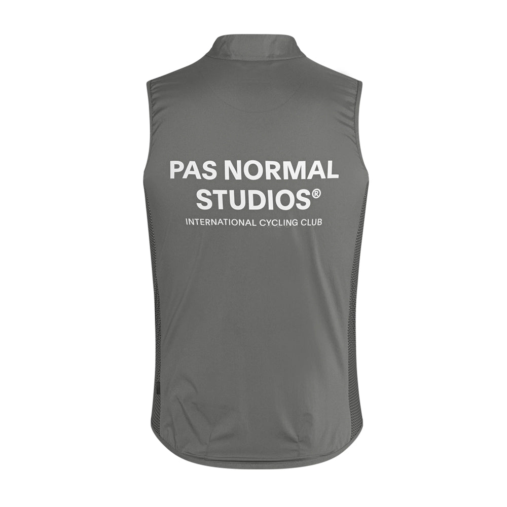 PAS NORMAL STUDIOS Mechanism Stow Away Chaleco SS23 - Medium Grey