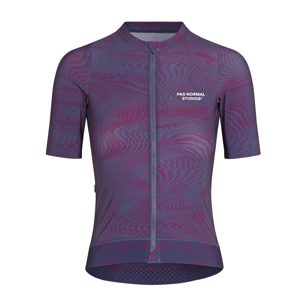 PAS NORMAL STUDIOS Essential Women Maillot ciclismo Chica SS23 - Dark Purple Psych