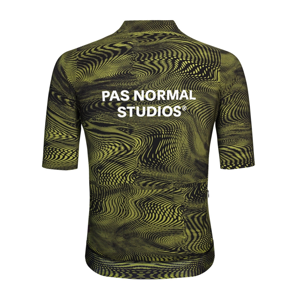 PAS NORMAL STUDIOS Essential Maillot de Ciclisme SS23 - Green Psych