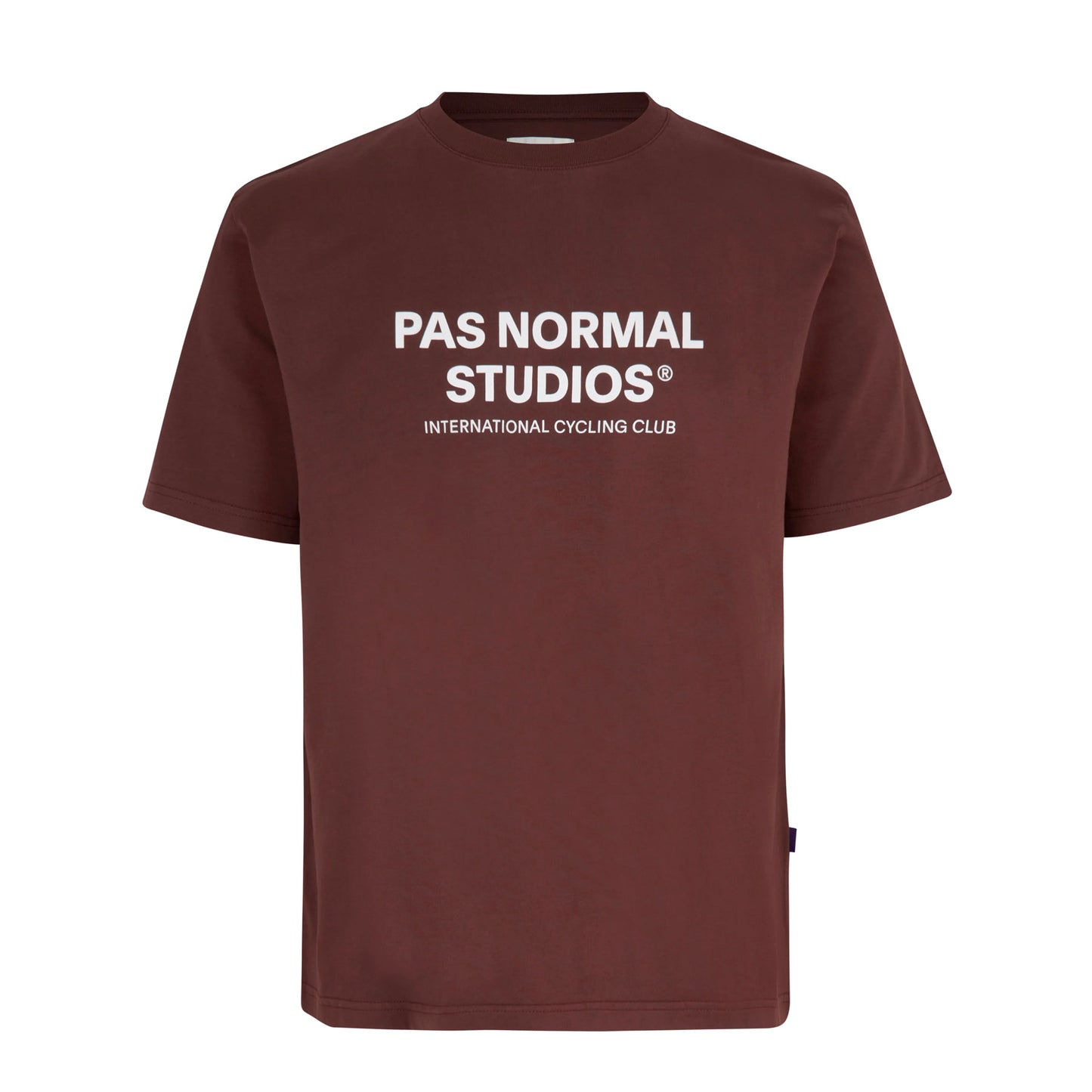 PAS NORMAL STUDIOS Off Race Logo Tshirt Short Sleeve - Deep Brown