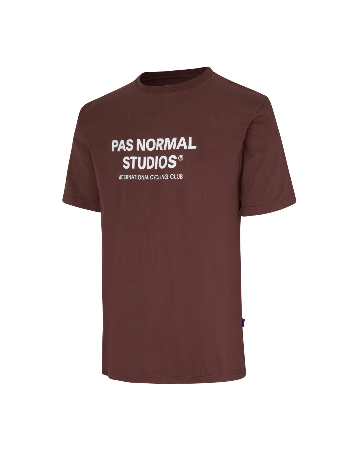 PAS NORMAL STUDIOS Off Race Camiseta Manga Corta con Logo - Deep Brown