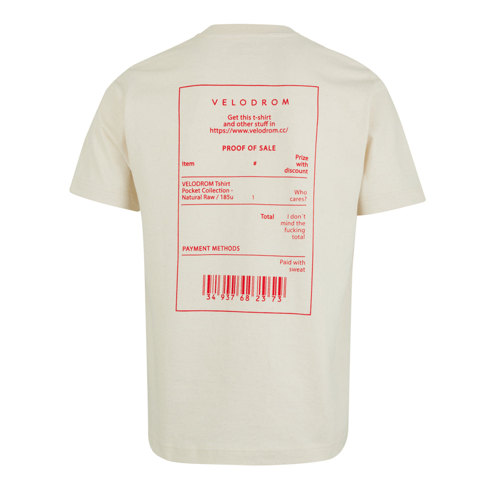VELODROM VCC Casual Oversize Camiseta Ticket - Off White