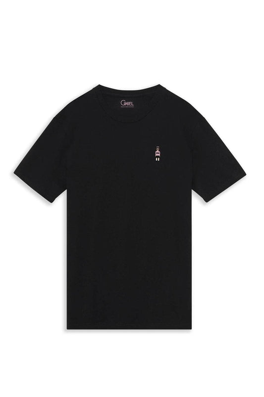 CIKKEL Maglia Rosa T-shirt - Black