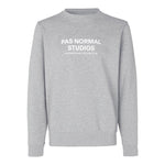 PAS NORMAL STUDIOS Logo Sweatshirt Grey Default Velodrom Barcelona 