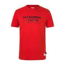 PAS NORMAL STUDIOS Logo T-Shirt Short Sleeve - Red Default pas normal studios 
