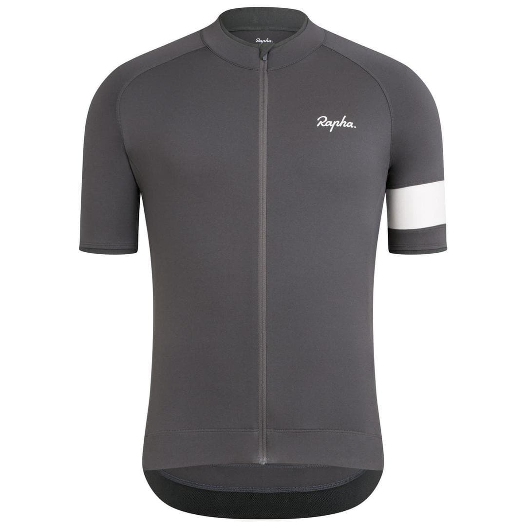 Rapha Core Jersey Carbon Grey Front Panel