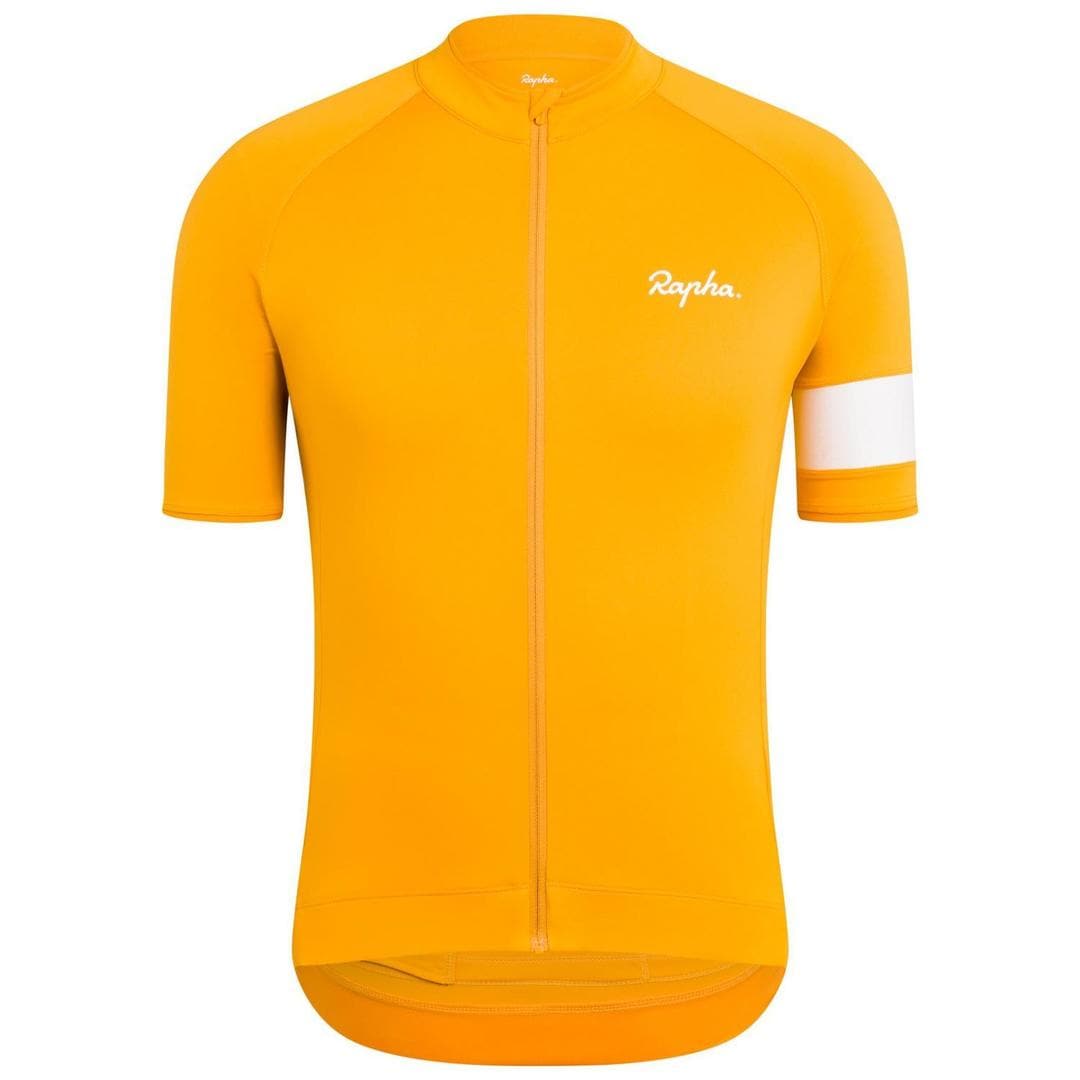 RAPHA Core Jersey - Yellow front panel