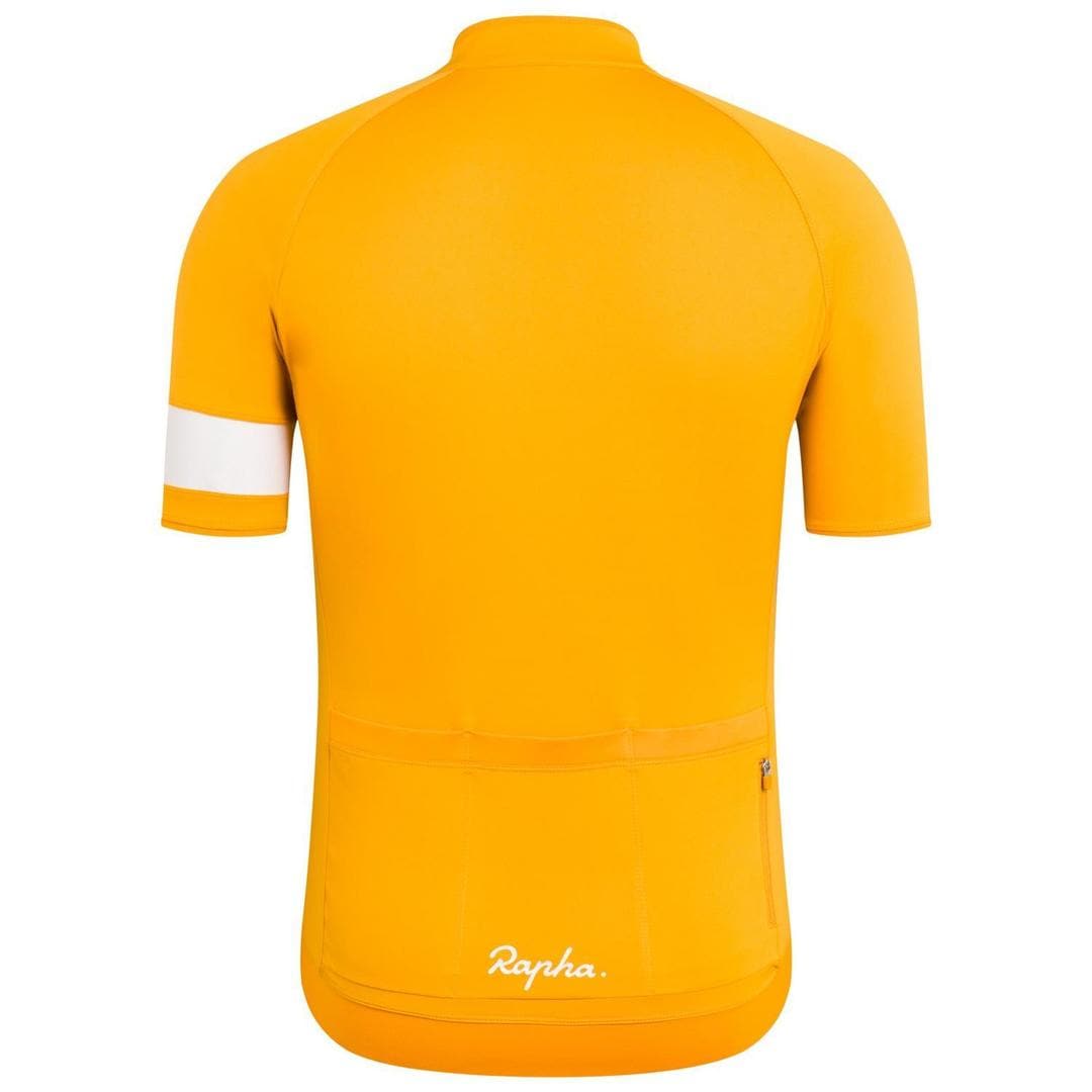 RAPHA Core Jersey - Yellow rear panel