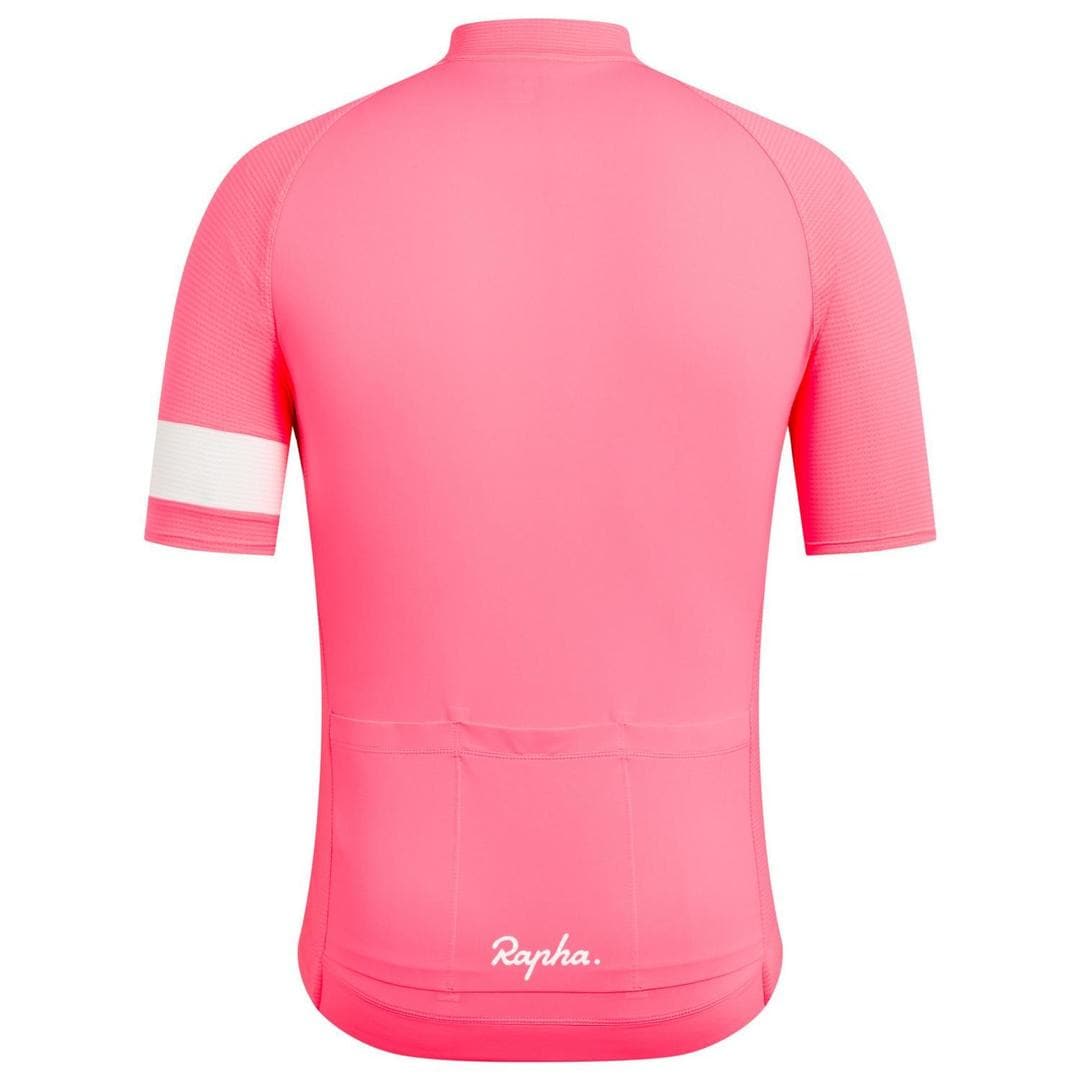 RAPHA Core Lightweight Jersey - HVP High-Vis Pink Back