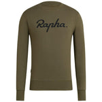 RAPHA Logo sweatshirt - Dark Olive Default Velodrom Barcelona 