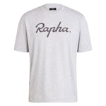 RAPHA Logo T-shirt - Grey/ Dark Grey Default Velodrom Barcelona 