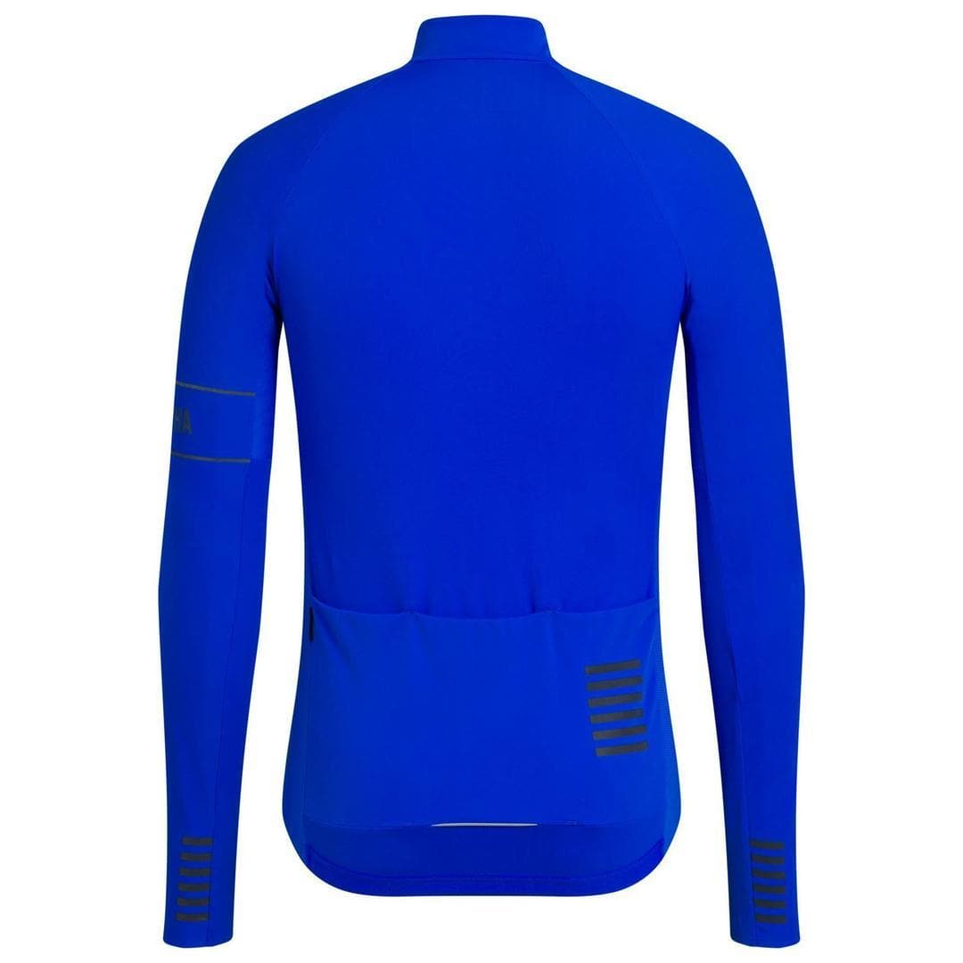 Rapha Pro Team Long Sleeve Thermal Jersey Blue Default Velodrom Barcelona 
