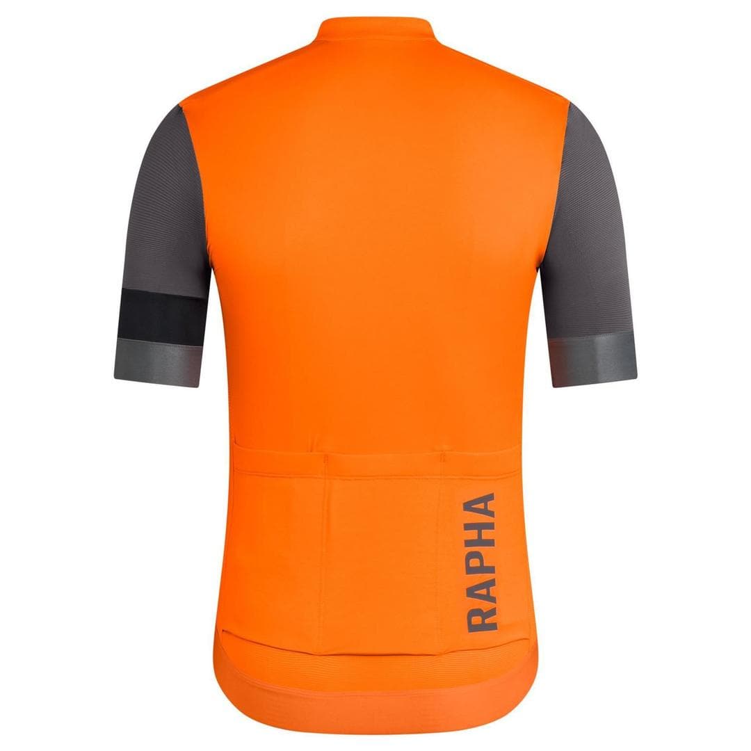 RAPHA Pro Team Training Jersey - OGA Orange Carbon Grey