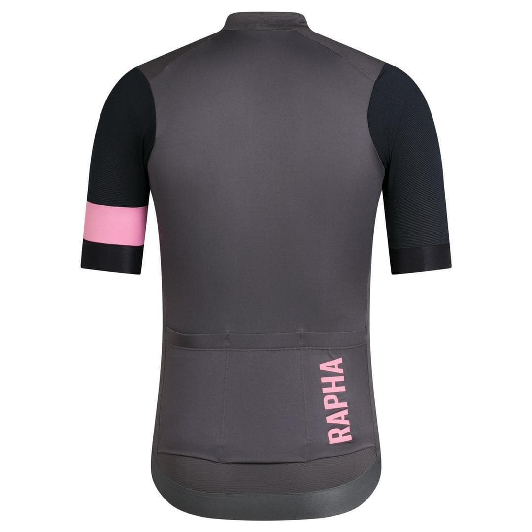 RAPHA Pro Team Training Jersey - PAM Carbon Grey  Pink