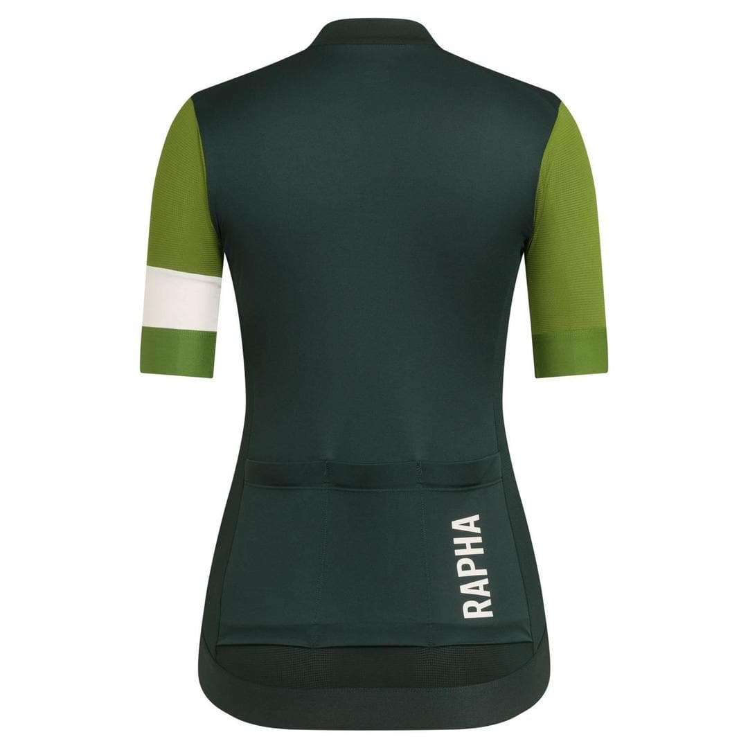 RAPHA Women Pro Team Training Jersey - SCL Dark Green rear panel