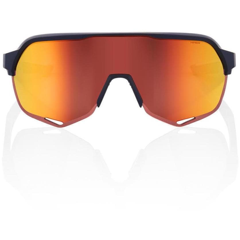 RIDE 100% Eyewear S2 - Soft Tact Flume - Hiper Red Multilayer Mirror Lens Default 100% 