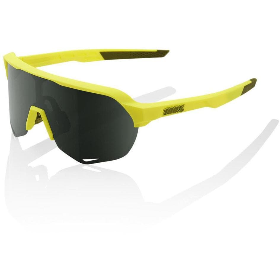 RIDE 100% Eyewear S2 - SoftT Tact Banana - Grey Green Lens Default 100% 