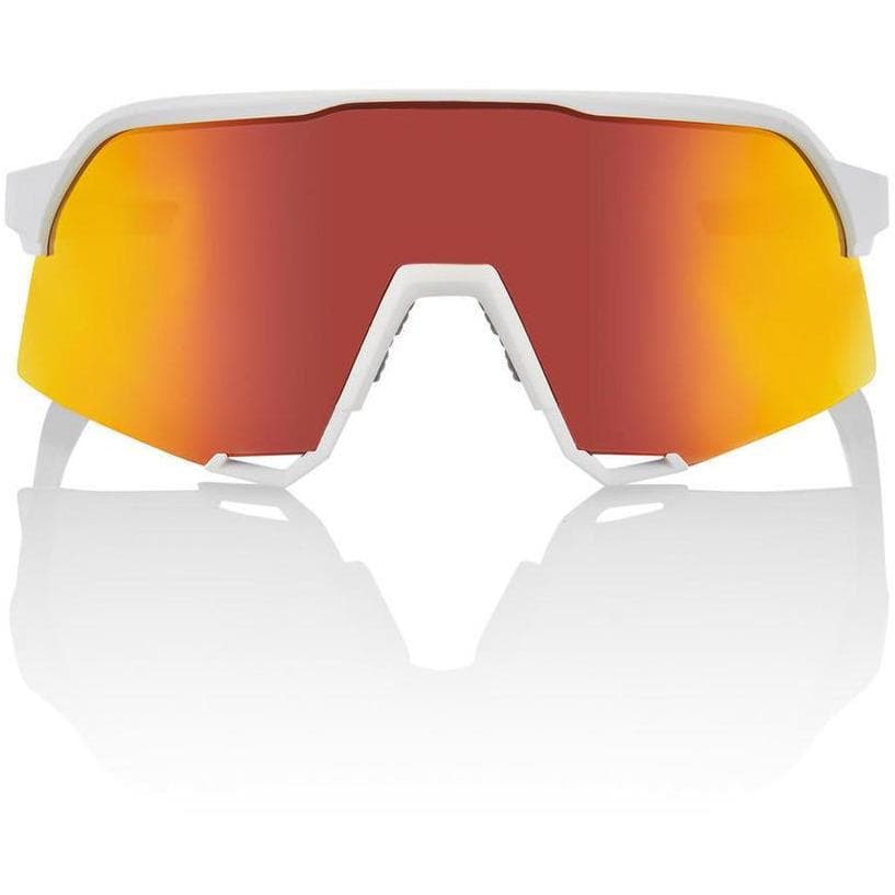 RIDE 100% Eyewear S3 Soft Tact White HiPER® Red Multilayer Mirror Lens Default 100% 