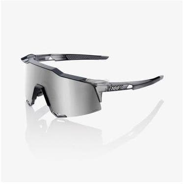 RIDE 100% Eyewear Speedcraft Polished Translucent Crystal Grey HiPER Silver Mirror Lens Default 100% 