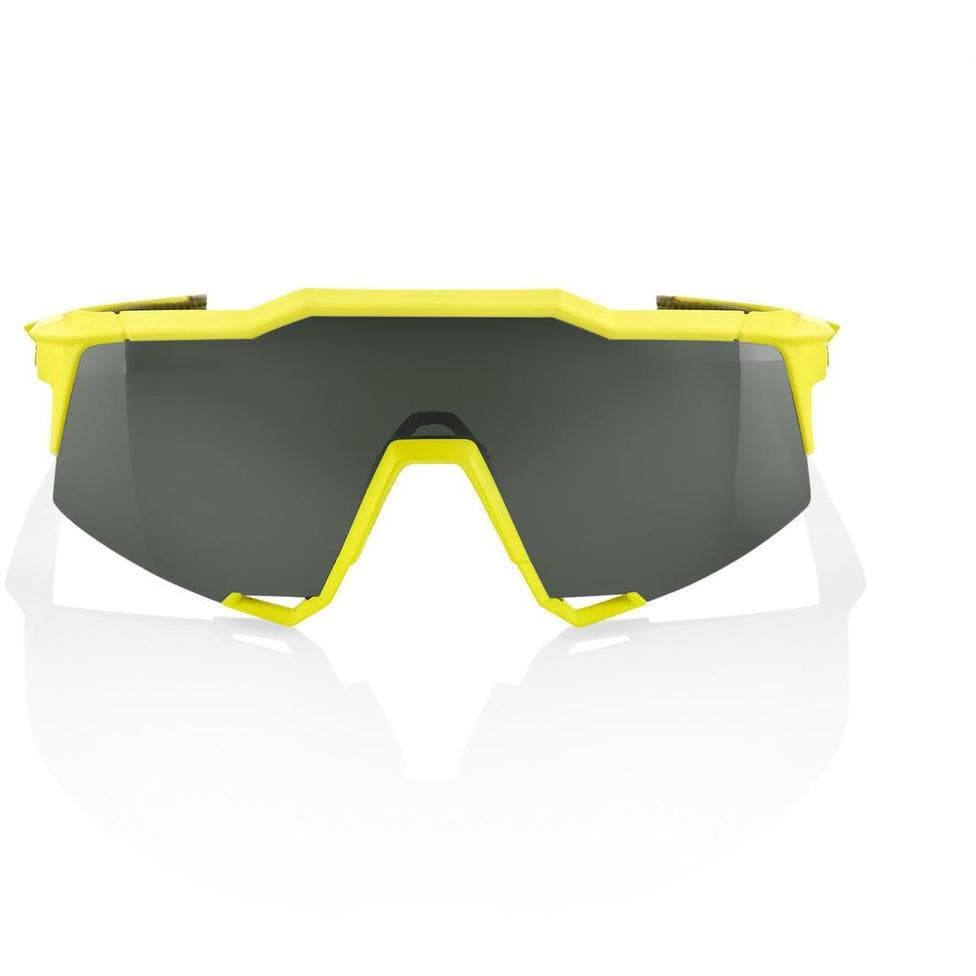 RIDE 100% Eyewear Speedcraft Soft Tact Banana Grey Green Lens Default 100% 