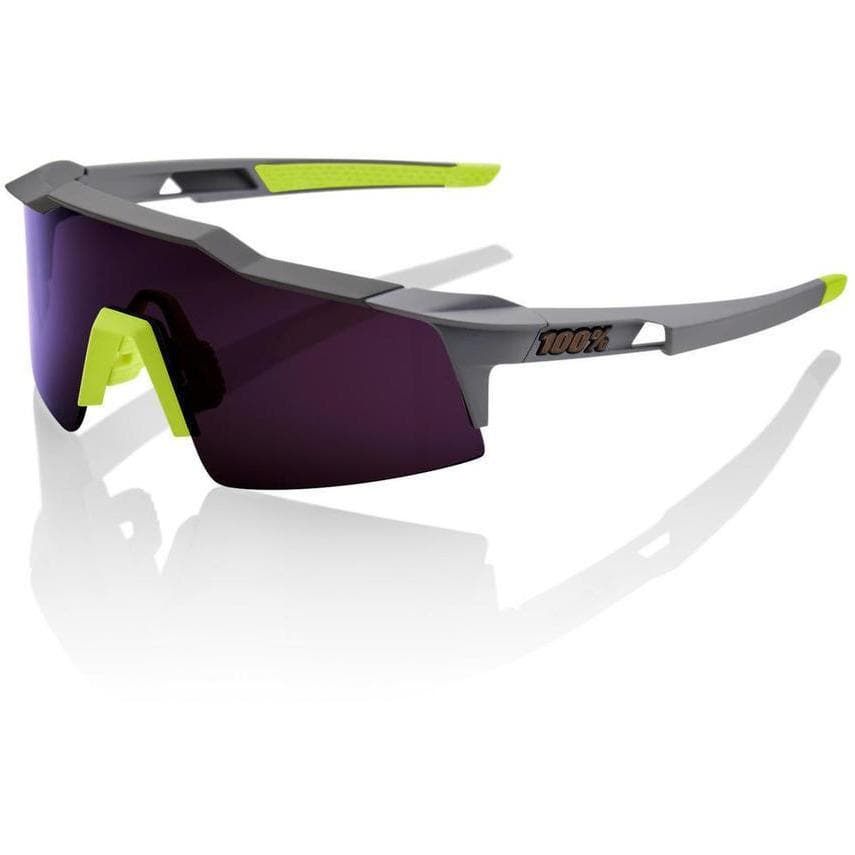 RIDE 100% Eyewear Speedcraft Soft Tact Midnight Mauve Purple Lens Default 100% 