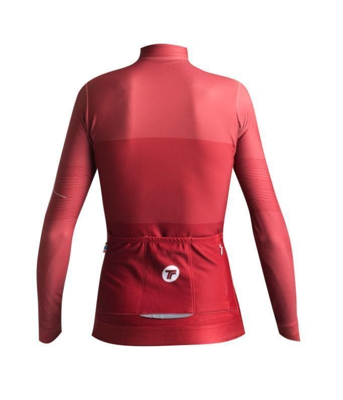 TACTIC Woman Long Sleeve Hard Day Jersey - Clay Default Velodrom Barcelona 
